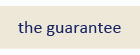 the guarantee